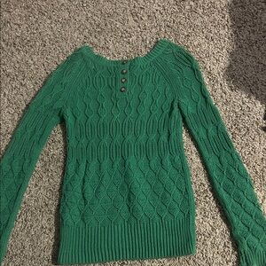 Women’s Anthropologie Green Sweater